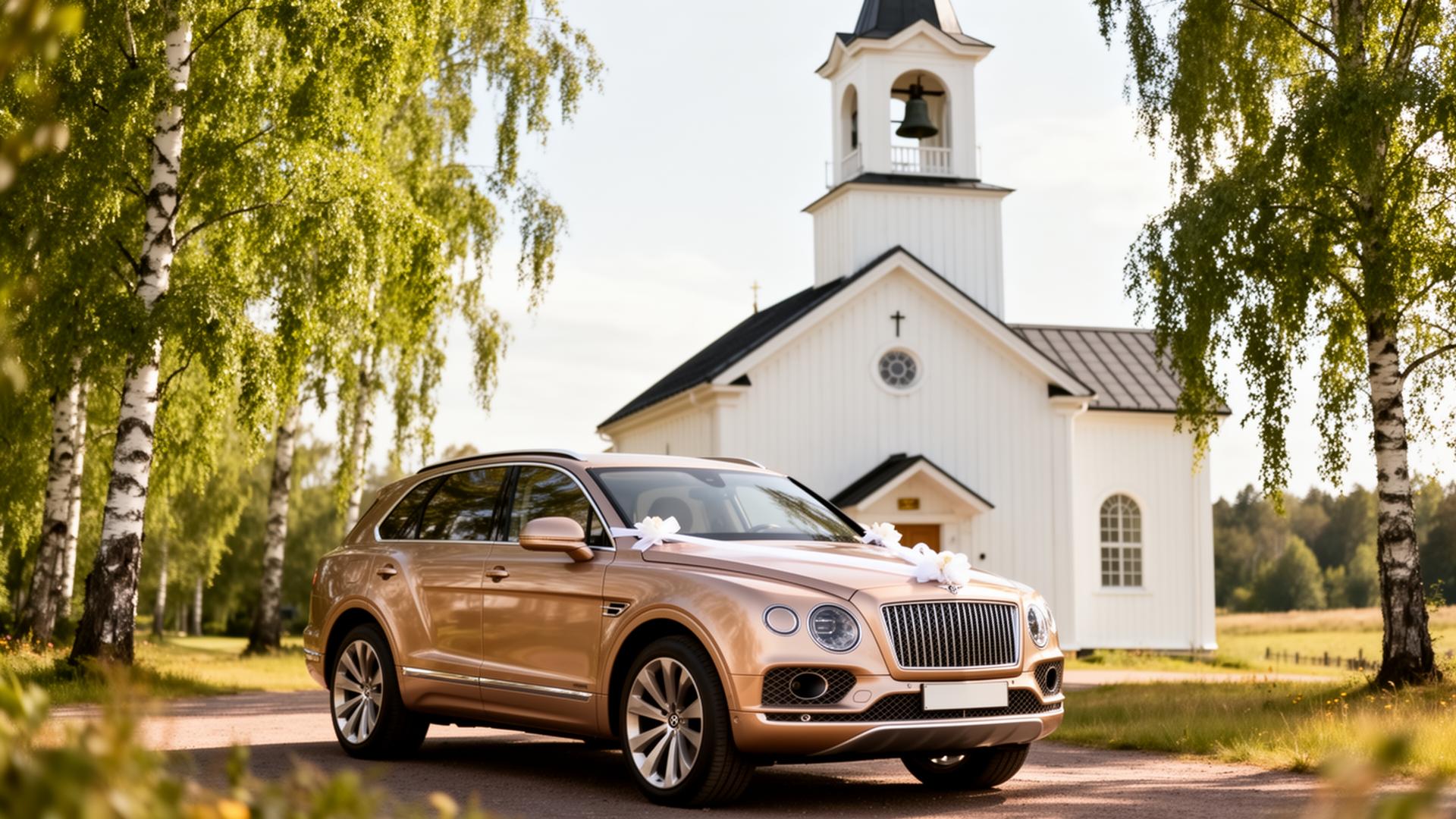 Bentley Bentayga bröllopsbil